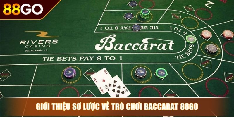 Baccarat 88GO - Tựa Game Bài Casino Hấp Dẫn Tỷ Lệ Thắng Cao 2 Giới thiệu sơ lược về trò chơi Baccarat 88GO