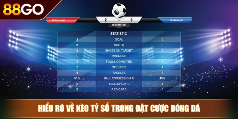 Kèo Tỷ Số - Lựa Chọn Đặt Cược Bóng Đá Đầy Hấp Dẫn Tại 88GO 2 Hiểu rõ về kèo tỷ số trong đặt cược bóng đá