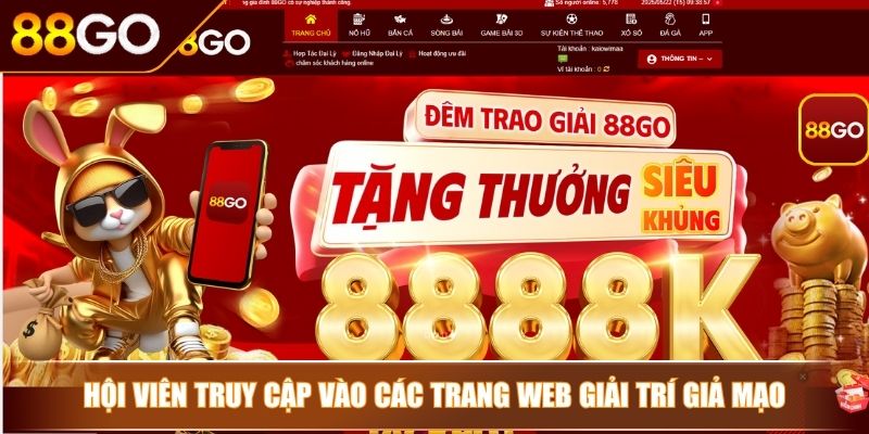 Miễn Trừ Trách Nhiệm - Những Điều Hội Viên Cần Nhớ Tại 88GO 3 Hội viên truy cập vào các trang web giải trí giả mạo