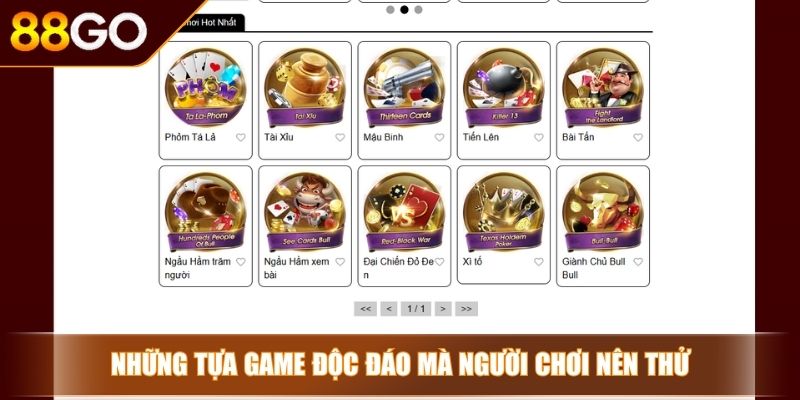Những tựa game độc đáo mà người chơi nên thử