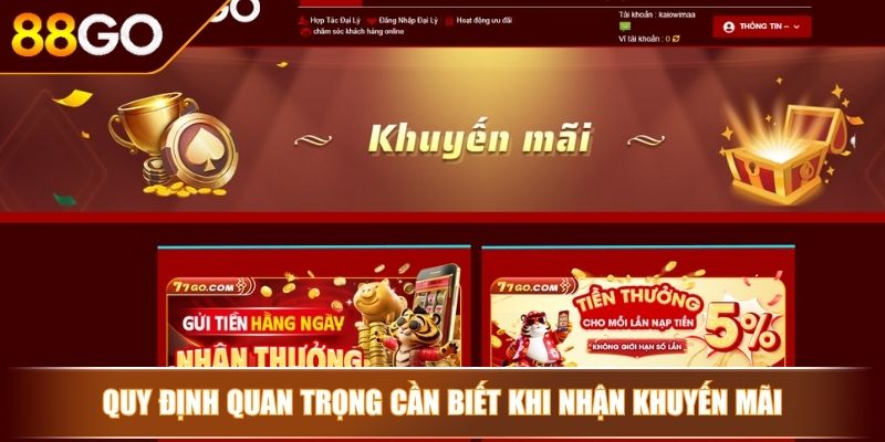 Điều Khoản Và Điều Kiện 88GO - Đảm Bảo Lợi Ích Cho Hội Viên 4 Quy định quan trọng cần biết khi nhận khuyến mãi
