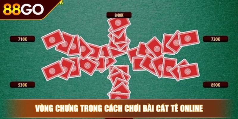 Vòng chưng trong cách chơi bài cát tê online